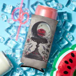 ブドワール | クリスタルボールクレセントムーンレッドローズ スリム缶クーラー