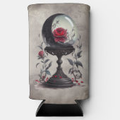 ブドワール | クリスタルボールクレセントムーンレッドローズ スリム缶クーラー (正面)