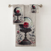 ブドワール | クリスタルボールクレセントムーンレッドローズ バスタオルセット (インサイチュ)