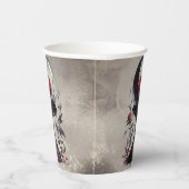 ブドワール | クリスタルボールクレセントムーンレッドローズ 紙コップ (右)