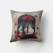 ブドワール | スカーフキャノピーオールドアンティークポスターベッド クッション (裏面)