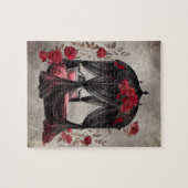 ブドワール | スカーフキャノピーオールドアンティークポスターベッド ジグソーパズル (横)