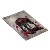 ブドワール | スカーフキャノピーオールドアンティークポスターベッド ノートブック (右側)