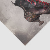 ブドワール | ビクトリアンアンティークレッドローズドレスブーティ 薄葉紙 (詳細)