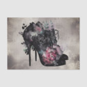 ブドワール | ピンクビクトリアンローズハイヒールブース 薄葉紙 (正面)