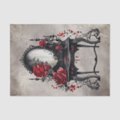 ブドワール | 化粧台ビクトリアン鏡 薄葉紙 (正面)