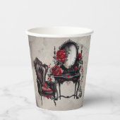 ブドワール | 手かがみ及びビクトリアンパーラー椅子 紙コップ (正面)