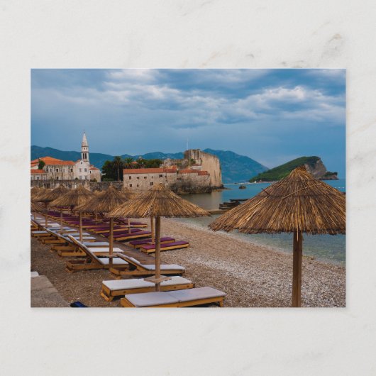 ブドヴァ上空の嵐の雲 ポストカード (正面)