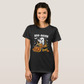 ブドーザーハロウィーン幽霊ブルドーザー_1 Tシャツ (正面フル)