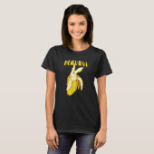 ブナおもしろいナバナナバニーウサギ Tシャツ (正面フル)
