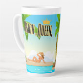 ブナの女王 カフェラテマグ (左アングル)