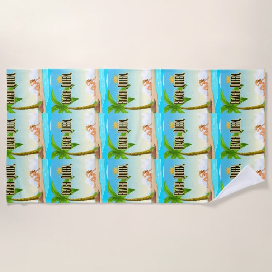 ブナの女王 ビーチタオル (正面)