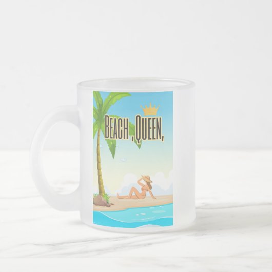 ブナの女王 フロストグラスマグカップ (左)