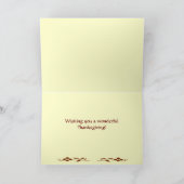 ブナの木の森感謝祭 シーズンカード (内部)