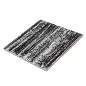 ブナの木，白と木炭グレー タイル (側面)