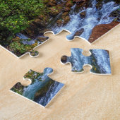 ブナの滝、ボスニアの小さい村Blagaj ジグソーパズル (側面)