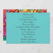 ブナイ（ユダヤ教の）バル・ミツバー招待状 招待状 (正面/裏面)