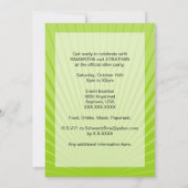 ブナイ（ユダヤ教の）バル・ミツバー映画スター招待状 招待状 (裏面)