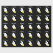 ブナナおもしろい幽霊バナナプンダーク ラッピングペーパー (フラット)