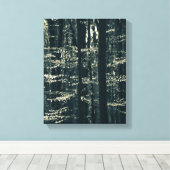 ブナ林の自然写真 キャンバスプリント (インサイチュ (ウッドフロア))