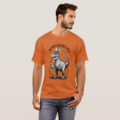 ブニザウルス イースター メンズTシャツ ディノ バニー ユーモア Tシャツ (正面フル)