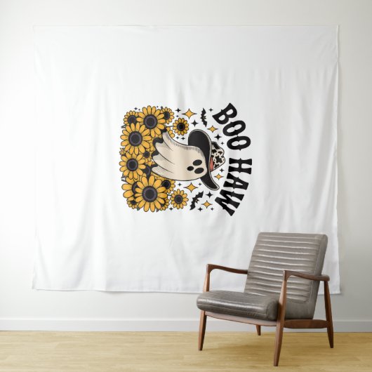 ブハウカウー幽霊ウエスタンハロウィーン タペストリー (インサイチュ(横))