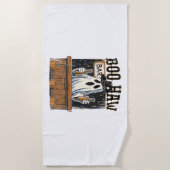 ブハウレトロウエスタンハロウィーン ビーチタオル (正面)