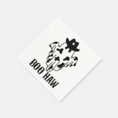 ブハウ面白いハロウィーンの衣装幽霊西スポオ スタンダードカクテルナプキン (角)