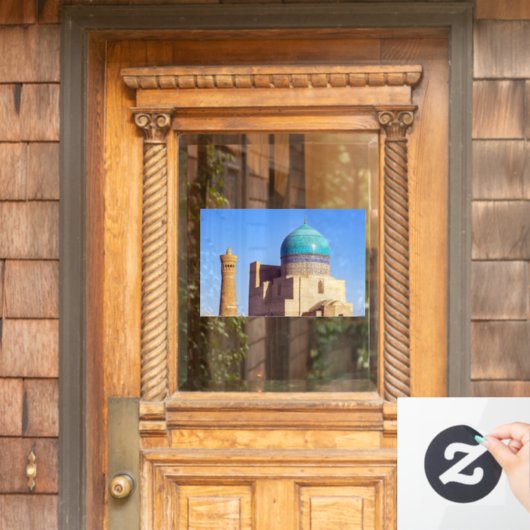ブハラ,ウズベキスタン – カリアンモスク ウィンドウサイン (ホームデコレーション)