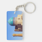 ブハラ,ウズベキスタン – カリアンモスク キーホルダー (裏面)