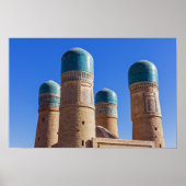 ブハラ,ウズベキスタン – チョールマイナーマドラッサー ポスター (正面)