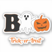 ブハロウィンおもしろいビニールシール シール (正面)