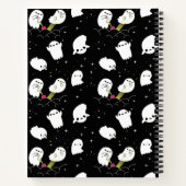 ブハロウィンおもしろい幽霊アドベンチャートレジャー狩り ノートブック (裏面)