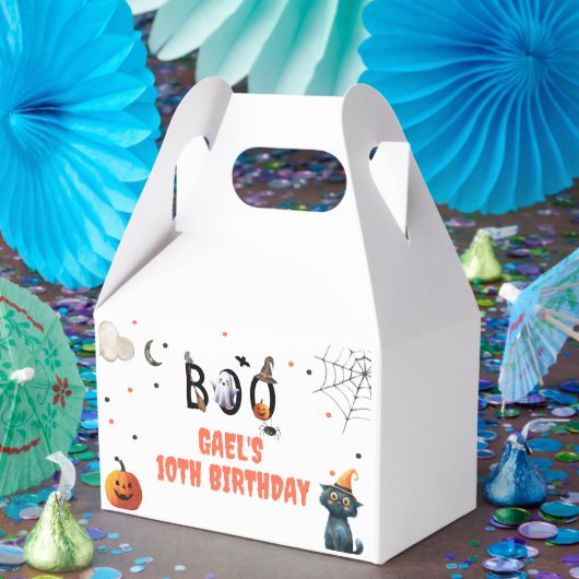 ブハロウィン不気味幽霊カボチャ誕生日デコール フェイバーボックス (パーティー)