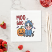 ブハロウィン不気味幽霊牛 スタンダードランチョンナプキン (インサイチュ)