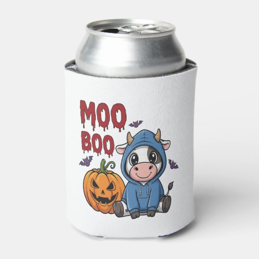 ブハロウィン不気味幽霊牛 缶クーラー (缶正面)