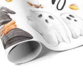 ブハロウィーンの水色 ラッピングペーパー (ロールコーナー)