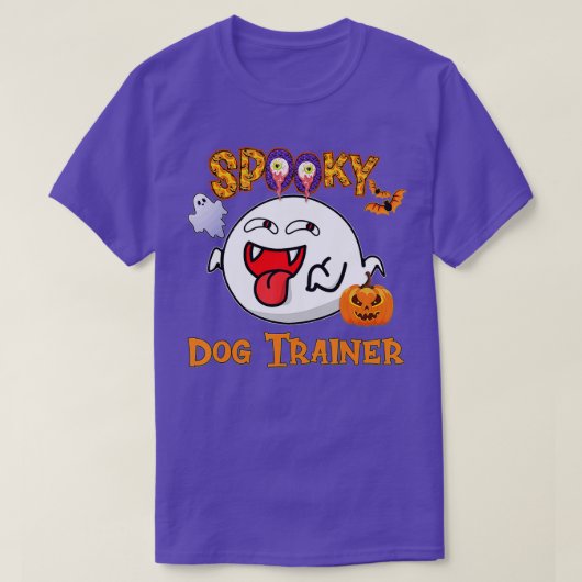 ブハロウィーンの衣装不気味ドッグトレーナー Tシャツ (デザイン正面)