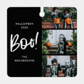 ブハロウィーンツリー3写真 メタルオーナメント (正面)