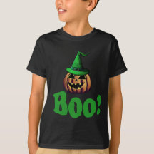 ブハロウィーンハロウィーンのカボチャのちょうちんキッズTシャツ