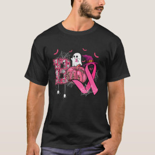 ブハロウィーンパンプキンピンクリボンウィッチブスト缶 Tシャツ