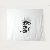 ブハロウィーン幽霊かわいいハロウィンファミリーマッチング タペストリー (正面(横))