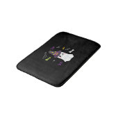 ブハロウィーン幽霊衣装の男性の女性の子供 バスマット (アングル)