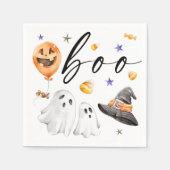 ブハロウィーン水彩パーティー スタンダードカクテルナプキン (正面)