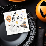 ブハロウィーン水彩パーティー スタンダードカクテルナプキン<br><div class="desc">ハローウィンパーティやハロウィーンの紙やベビーシャワーに最適なナプキン。</div>