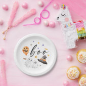 ブハロウィーン水彩パーティー ペーパープレート (パーティー)