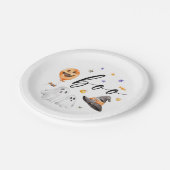 ブハロウィーン水彩パーティー ペーパープレート (アングル)