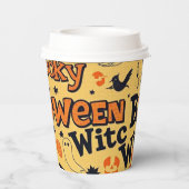 ブハロウィーン紙 紙コップ (裏面)
