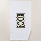 ブハロウィーン ビーチタオル (正面)