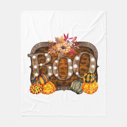 ブハロウィーン フリースブランケット (正面)